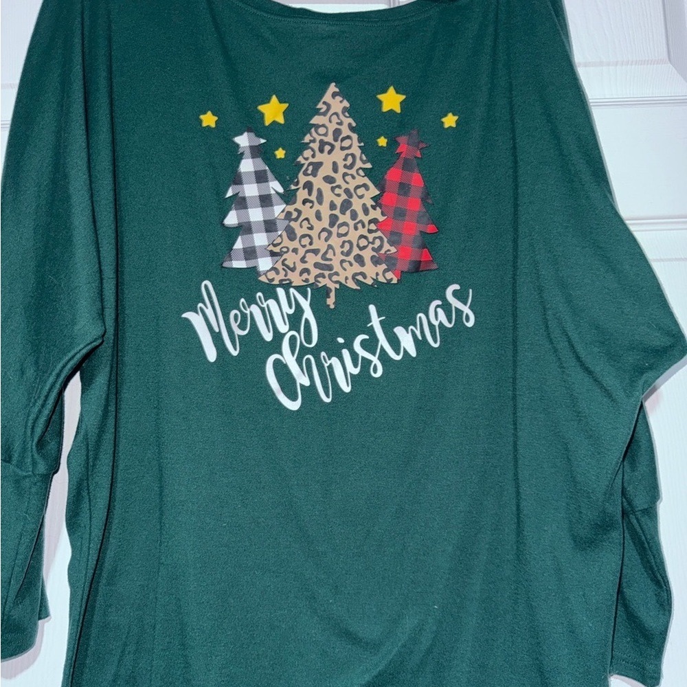 Kids Green 'Merry Christmas' Holiday Top